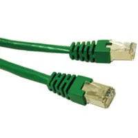 C2G 3ft Shielded Cat5E Molded Patch Cable cable de red Verde 0,915 m