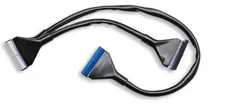Manhattan Round IDE Ultra 100 cable de SATA 0,90 m Negro