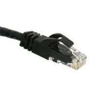 C2G 25ft Cat6 550MHz Snagless cable de red Negro 7,625 m