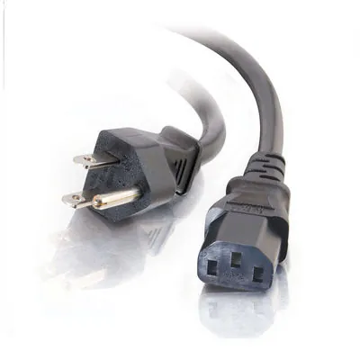 C2G 6ft Premium Universal 14 AWG Power Cord Negro 1,82 m NEMA 5-15P