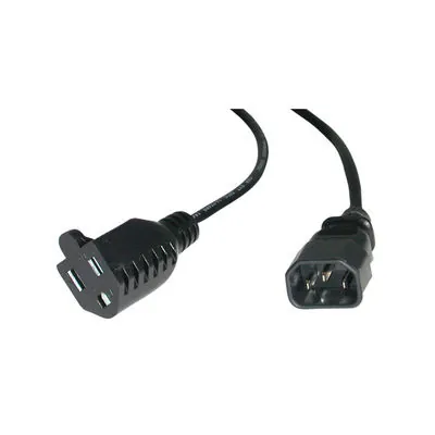 C2G 3ft 18 AWG Monitor Power Adapter Cable Negro 0,91 m C14 acoplador