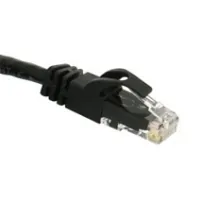 C2G 1ft Cat6 550MHz Snagless cable de red Negro 0,3 m