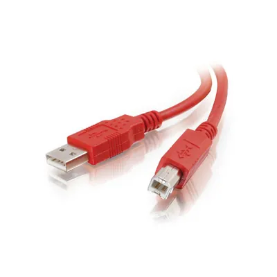 C2G 2m USB 2.0 A/B cable USB USB A USB B Rojo