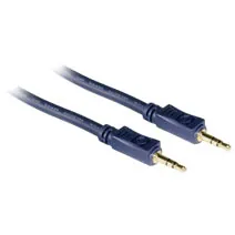 C2G 3ft Velocity™ 3.5mm Stereo Audio Cable M/M cable de audio 0,91 m 3,5mm Azul