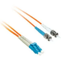 C2G 5m LC/ST Plenum-Rated Duplex 50/125 Multimode Fiber Patch Cable Cable de fibra óptica e InfiniBand Naranja