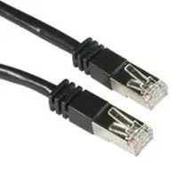 C2G 3ft Shielded Cat5E Molded Patch Cable cable de red Negro 0,91 m