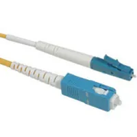 C2G 1m LC/SC Plenum-Rated Simplex 9/125 Single-Mode Fiber Patch Cable - Yellow Cable de fibra óptica e InfiniBand Amarillo