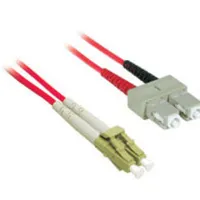 C2G 1m LC/SC Duplex 62.5/125 Multimode Fiber Patch Cable Cable de fibra óptica e InfiniBand Rojo