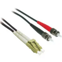 C2G 1m LC/ST Duplex 62.5/125 Multimode Fiber Patch Cable Cable de fibra óptica e InfiniBand Negro