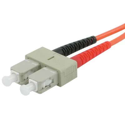 C2G 30m ST/SC LSZH Duplex 50/125 Multimode Fiber Patch Cable Cable de fibra óptica e InfiniBand Naranja