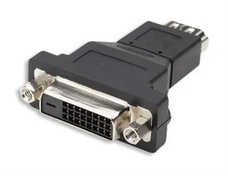 Manhattan HDMI - DVI Adapter HDMI 19-pin male DVI-D 24+1 female Negro