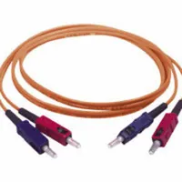 C2G 2m SC/SC LSZH Duplex 50/125 Multimode Fiber Patch Cable Cable de fibra óptica e InfiniBand Naranja