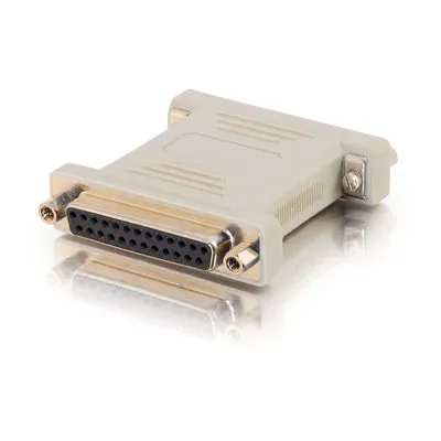 C2G DB25 F/F Null Modem Adapter DB25F Blanco