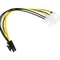 C2G 10in 6-Pin PCI Express to (2) 4-pin Molex Power Adapter Cable Multicolor 0,25 m