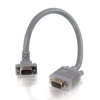 C2G 1ft Premium Shielded HD15 M/F SXGA Monitor Extension Cable cable VGA 0,3 m VGA (D-Sub) Gris