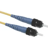 C2G 5m ST/ST LSZH Simplex 9/125 Single-Mode Cable de fibra óptica e InfiniBand Amarillo