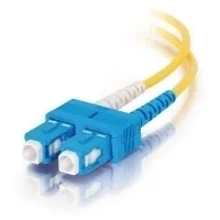 C2G 8m SC/SC Plenum-Rated Duplex 9/125 Single-Mode Fiber Patch Cable Cable de fibra óptica e InfiniBand Amarillo