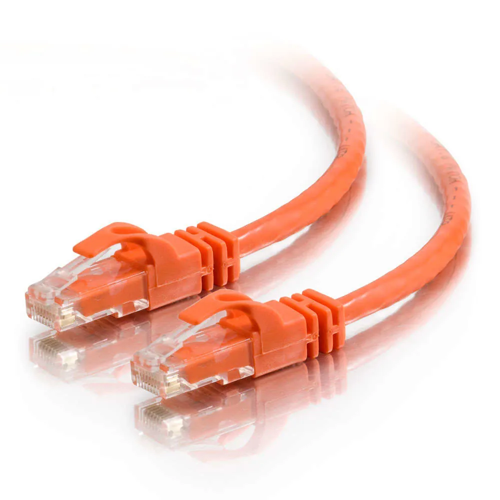 C2G Cat6, 100ft cable de red Naranja 30,48 m