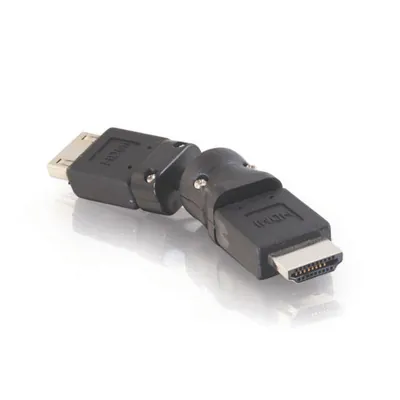 C2G HDMI Male to HDMI Female 360° Rotating Adapter Negro