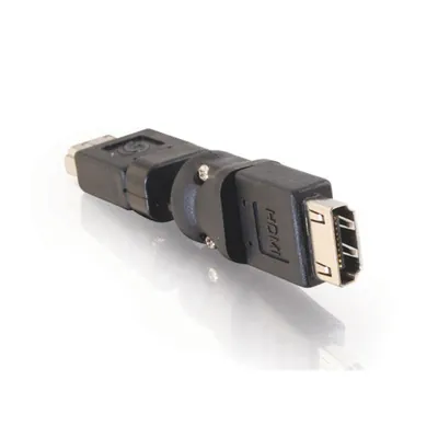 C2G HDMI Female to HDMI Female 360° Rotating Adapter Negro