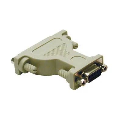 C2G DB9F to DB25F Null Modem Adapter Gris
