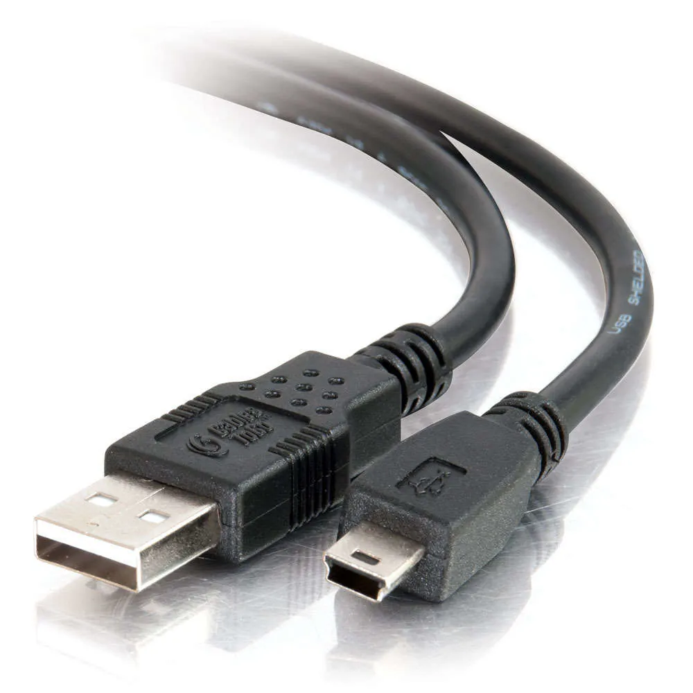 C2G 81580 cable USB USB A Mini-USB B Negro