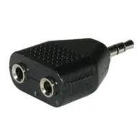 C2G 3.5mm Stereo M / Dual 3.5mm Stereo F 2x 3.5mm Stereo F Negro