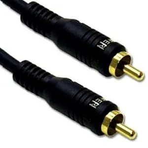 C2G 25ft Velocity™ Bass Management Subwoofer Cable cable de audio 7,62 m RCA Negro