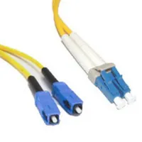C2G 3m USA LC/SC Duplex 9/125 Single-Mode Fiber Patch Cable Cable de fibra óptica e InfiniBand Amarillo
