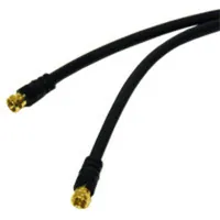 C2G 6ft Value Series F-type RG6 Coaxial Video Cable cable coaxial 1,8 m F-RG6 Negro
