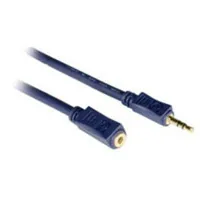 C2G 1.5ft Velocity™ 3.5mm Stereo Audio Extension Cable M/F cable de audio 0,45 m 3,5mm Azul