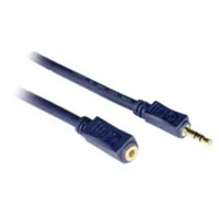 C2G 3ft Velocity™ 3.5mm Stereo Audio Extension Cable M/F cable de audio 0,91 m 3,5mm Azul