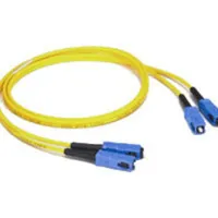 C2G 2m SC/SC LSZH Duplex 9/125 Single-Mode Cable de fibra óptica e InfiniBand Amarillo
