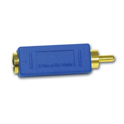 C2G Bi-Directional RCA Male/ S-Video Female Video Adapter Azul