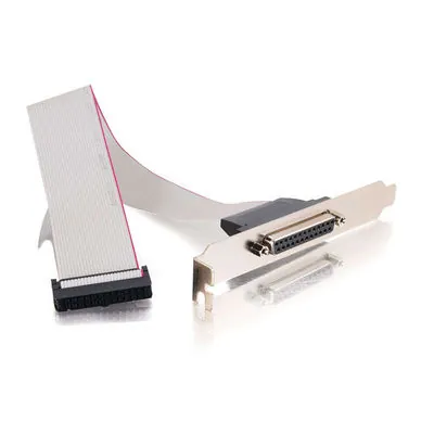 C2G DB25 Female Parallel Add-A-Port Adapter 26-pin IDS DB25 F Gris