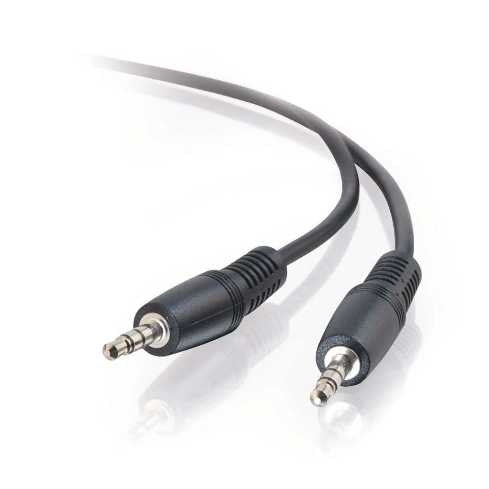 C2G 3.5 mm - 3.5 mm 1m M/M cable de audio 3,5mm Negro