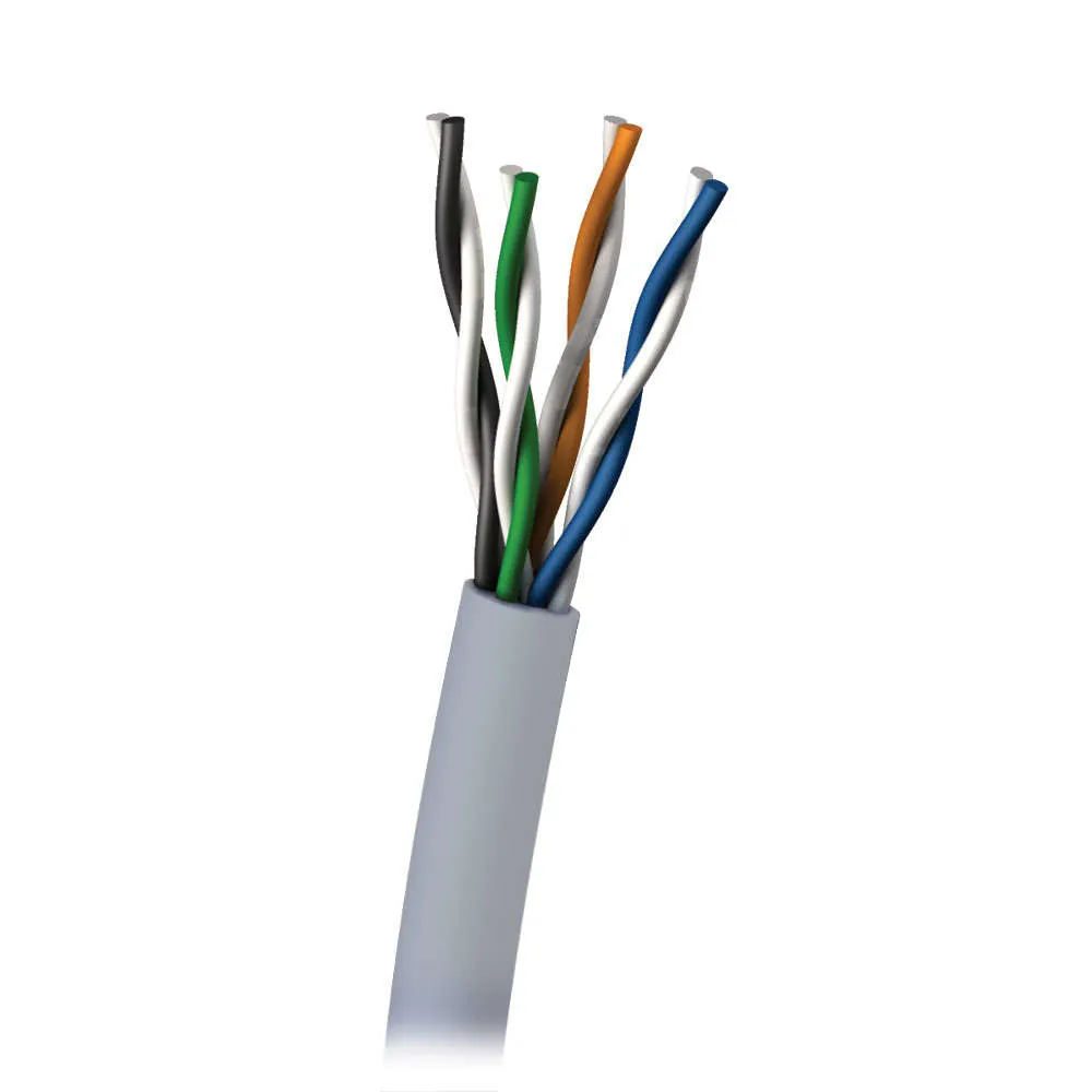 C2G 305M Cat6 550MHz UTP Solid PVC CMR Cable cable de red Gris U/UTP (UTP)
