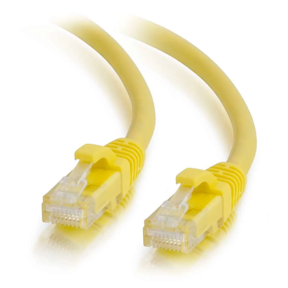 C2G Cat6 550MHz Snagless Patch Cable 10m cable de red Amarillo U/UTP (UTP)