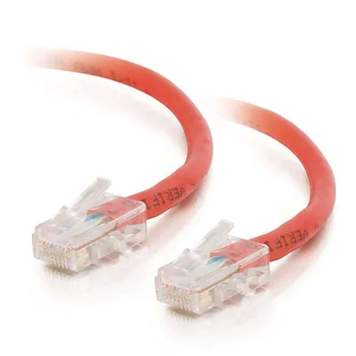 C2G Cat5E Assembled UTP Patch Cable Red 5m cable de red Rojo
