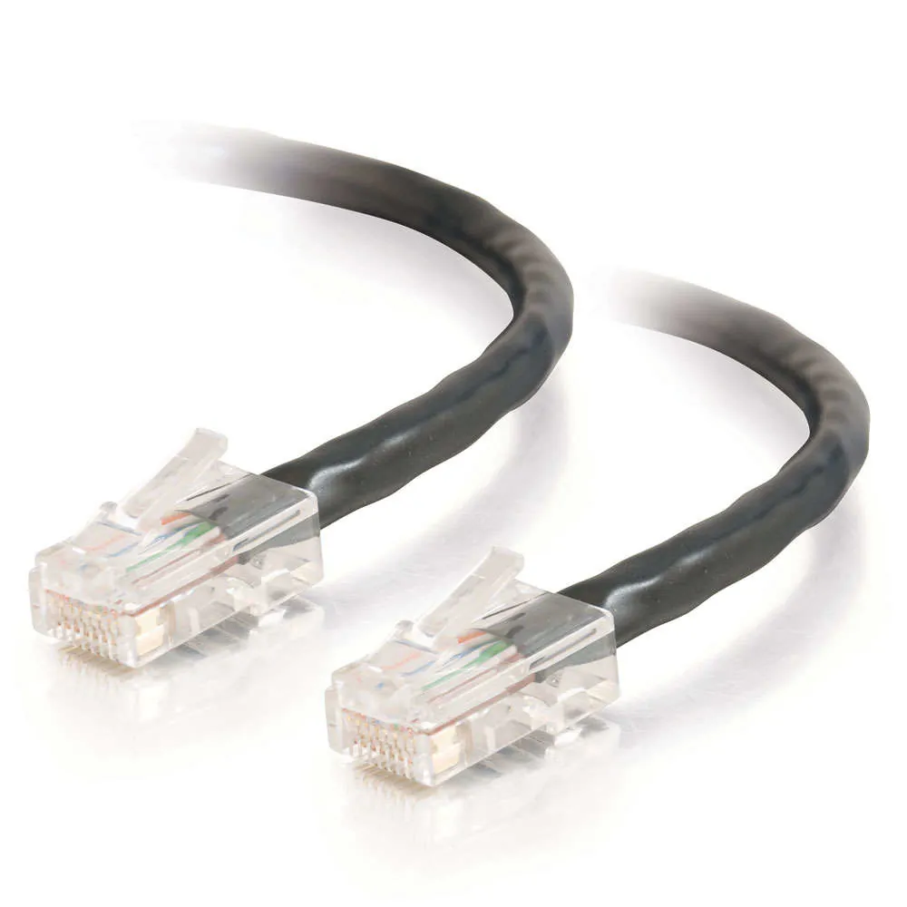 C2G Cat5E Assembled UTP Patch Cable Black 5m cable de red Negro U/UTP (UTP)
