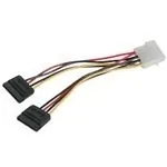 C2G SATA Power Adapter Cable cable de SATA Negro