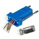 C2G RJ45/DB9F Modular Adapter DB9 FM Azul