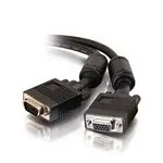 C2G 5m Monitor HD15 M/F cable cable VGA VGA (D-Sub) Negro