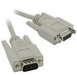 C2G 2m HD15 M/F SVGA Cable cable VGA VGA (D-Sub) Gris