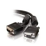 C2G Monitor HD15 M/F cable cable VGA 3 m VGA (D-Sub) Negro