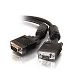 C2G Monitor HD15 M/F cable cable VGA 2 m VGA (D-Sub) Negro