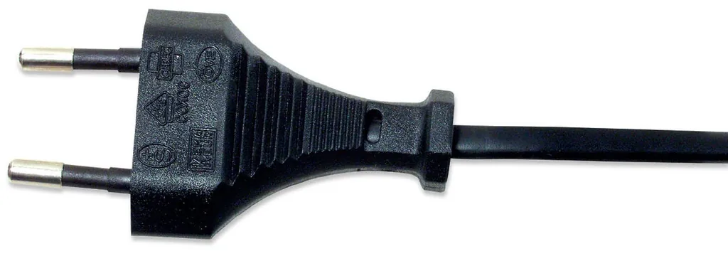 Manhattan 339100 cable de transmisión Negro 1,8 m CEE7/16 C7 acoplador