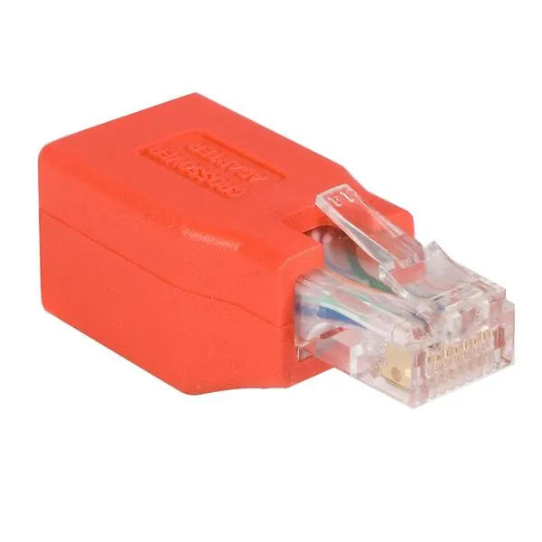 StarTech.com C6CROSSOVER cambiador de género para cable RJ-45 Rojo