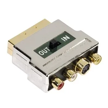 Hama Theatre Adapter Scart Plug SCART (21-pin) 3 x RCA + S-Video