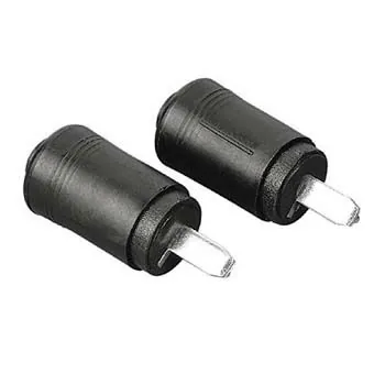 Hama Loudspeaker Male Plug, Screwable , 2 Pcs. Negro